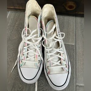 Rainbow platform Converse